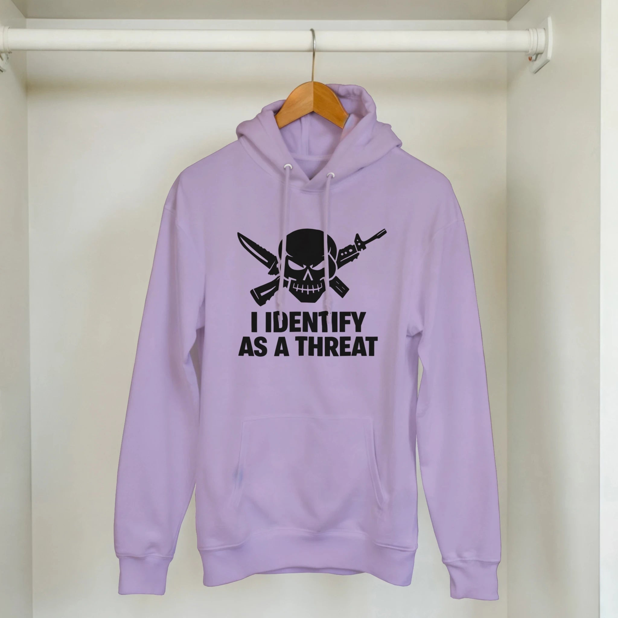 classic pullover hoodie gildan 18500 heavy blend front design skull and swords graphic