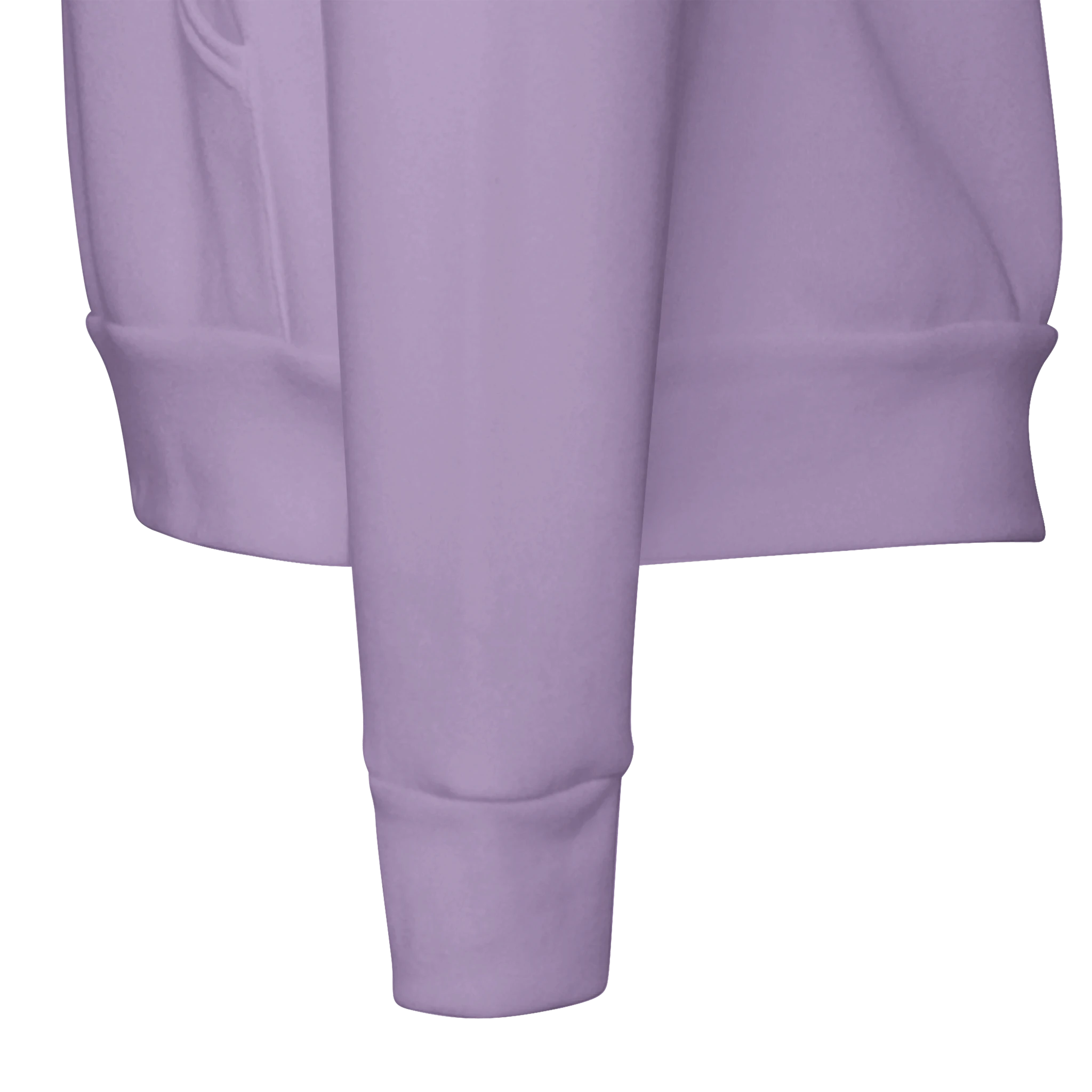 classic pullover hoodie gildan 18500 heavy blend image showing lavender sweatshirt with front pocket and ribbed cuffs